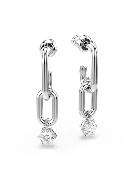 Swarovski Akcesoria Kobieta ONE SIZE Kryształowe kolczyki na co dzień szary