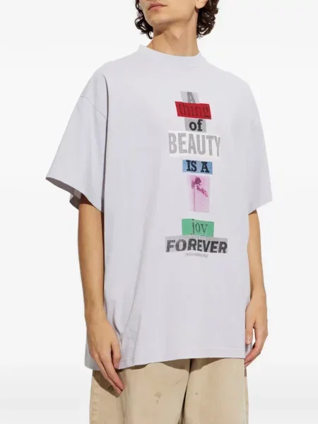 Tricou Balenciaga alb