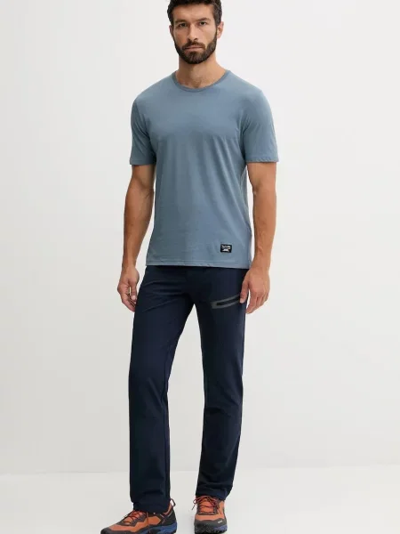 Однотонная футболка Salewa зеленая