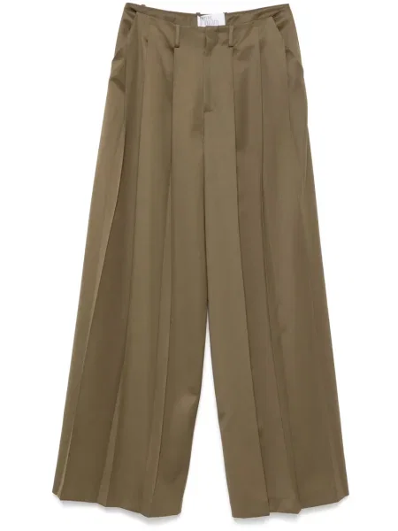 Pantaloni Giuseppe Di Morabito de lână verde