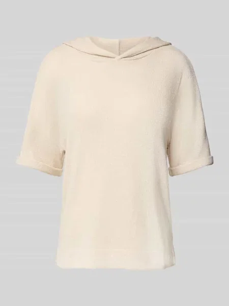 Sweter z dzianiny z kapturem model ‘Sedini’ Opus
