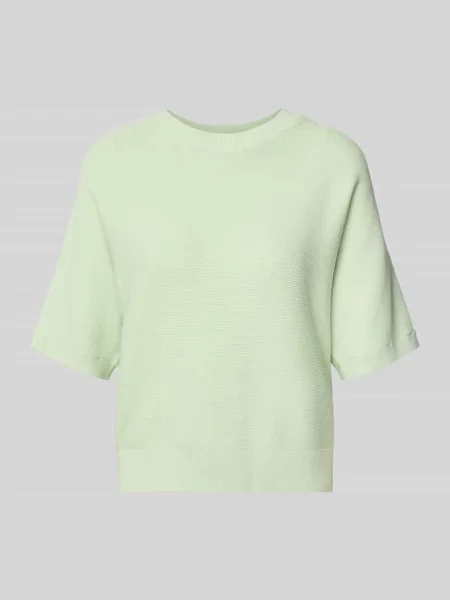 Sweter z dzianiny z mieszanki z rękawem o dł. model Thamira' Msch Copenhagen