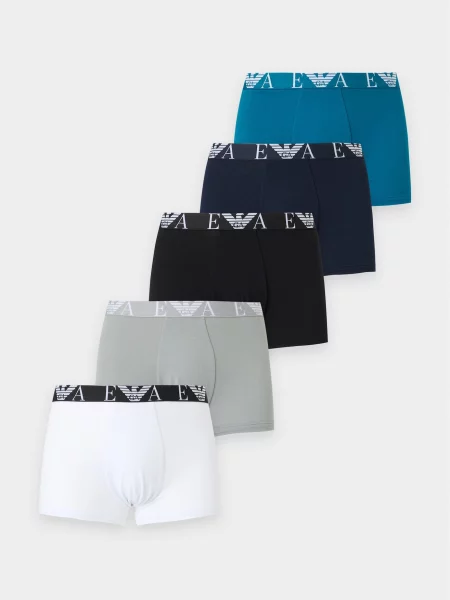 Emporio Armani Bokserice mornarsko plava / kameno siva / crna bijela