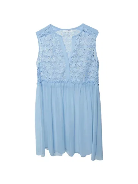 Rochie mini Sandro din dantelă albastru
