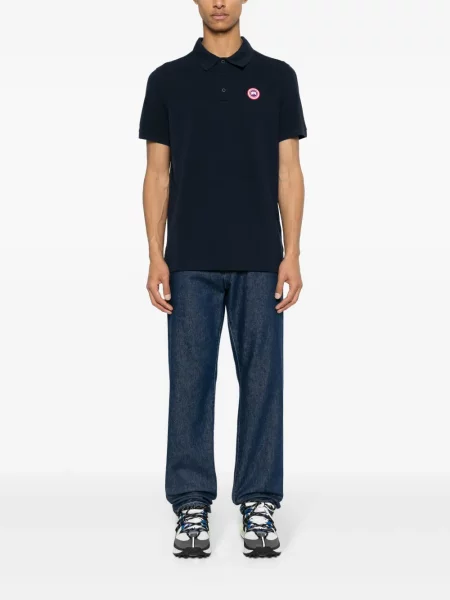 Polo marškinėliai Canada Goose mėlyna