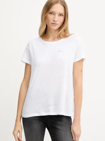 Тениска Armani Exchange дамска бяло