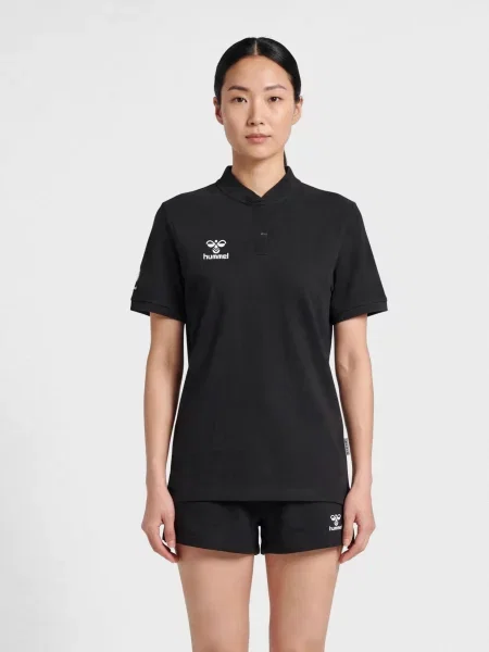 Koszulka polo Hummel Move Grid czarna