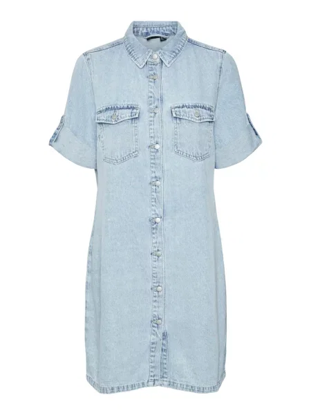 VERO MODA Rochie JENNIE denim albastru