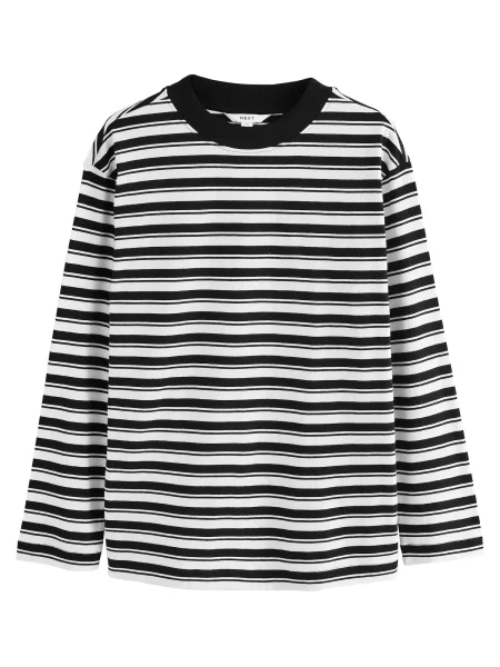 Next Tričko černá bílá