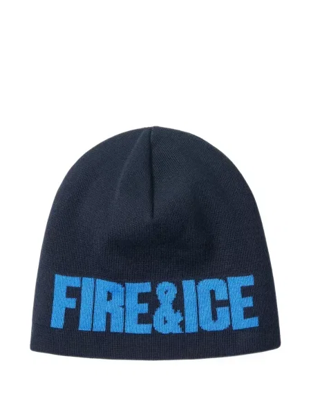 Czapka Bogner Fire+ice żakardowa z logo niebieska