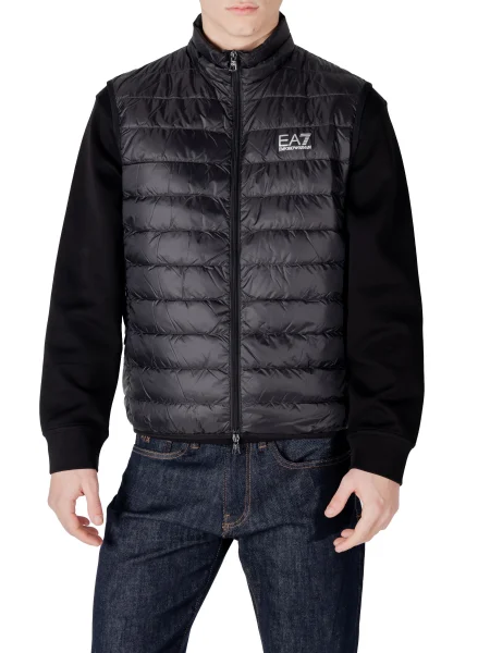 Vestă din puf Ea7 negru