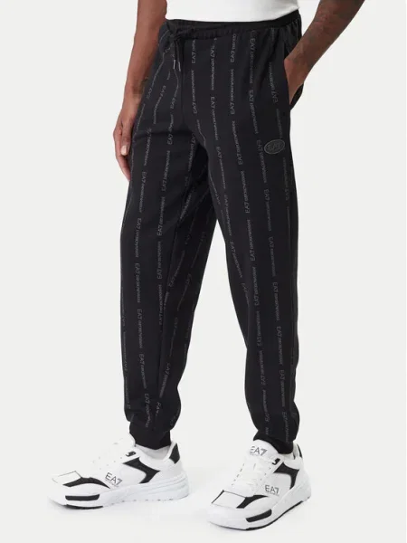 Emporio Armani Долнище анцуг черен