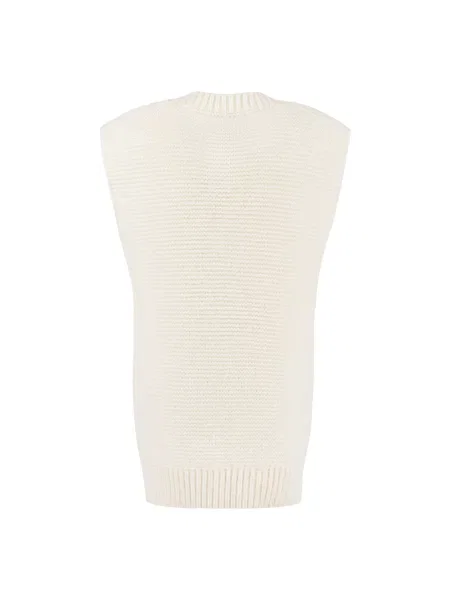 Sweter Stella Mccartney z alpaki beżowy