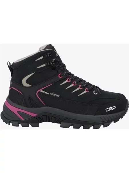 Buty trekkingowe CMP Riget Mid Waterproof szary różowy 36 czarny