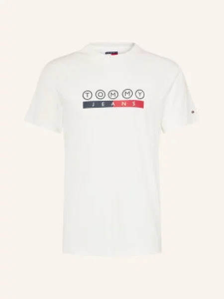 Tommy Jeans T-Shirt weiss biała