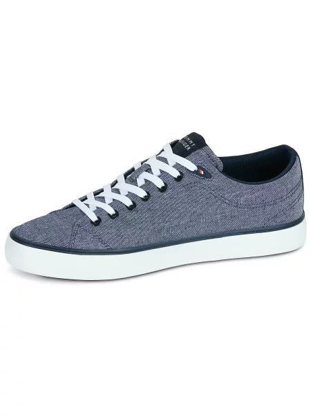 Tommy Hilfiger Tenisice Th Hi Vulc Core Low Chambray plava