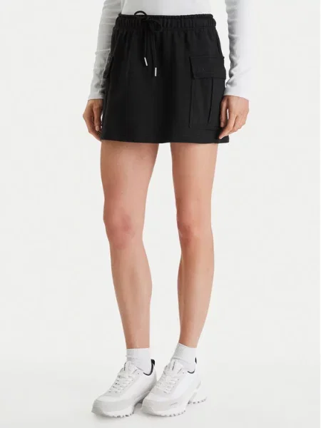 Calvin Klein Jeans Spódnica mini Monogram czarny