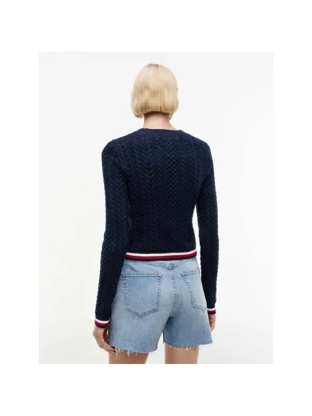 Tommy Jeans sveter dámsky modrá