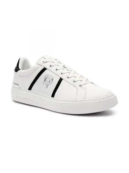 Karl Lagerfeld De piele sneakers alb