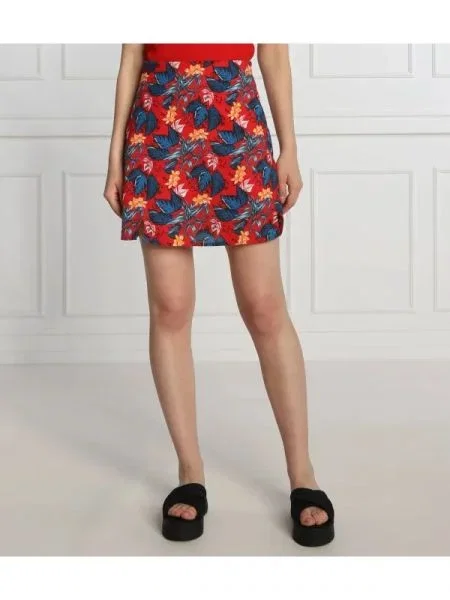 Tommy Jeans Fustă roșu