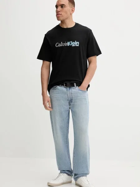 Kratka majica Calvin Klein črna