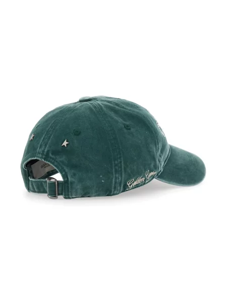 Czapka z daszkiem Golden Goose zielona