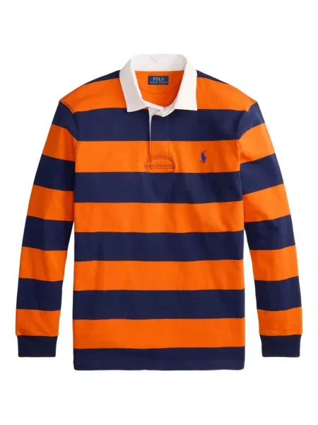 Ριγέ δερμάτινος κάλτσες Polo Ralph Lauren με κορδόνι μαύρο