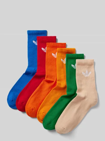 Skarpety długie adidas niebieskie