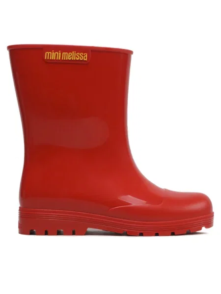 Melissa Гумени ботуши Mini Melissa Welly Inf червен