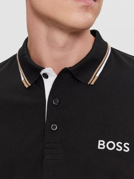 Поло Boss черное