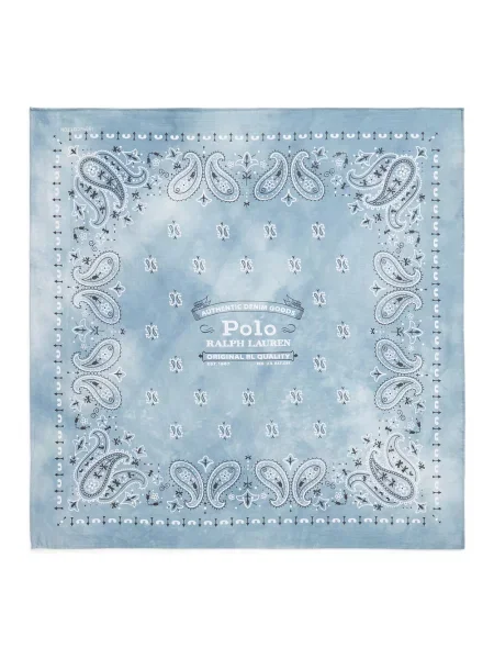 Polo Ralph Lauren chusta niebieska
