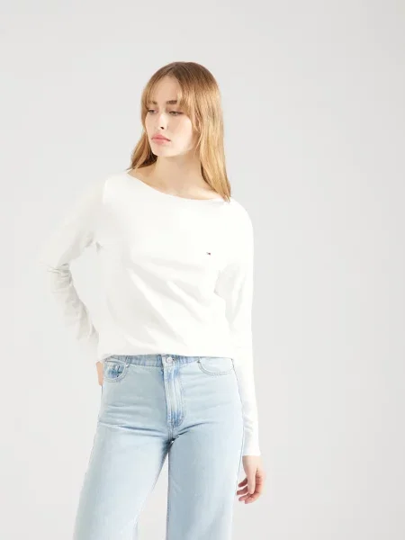 TOMMY HILFIGER Pulover alb
