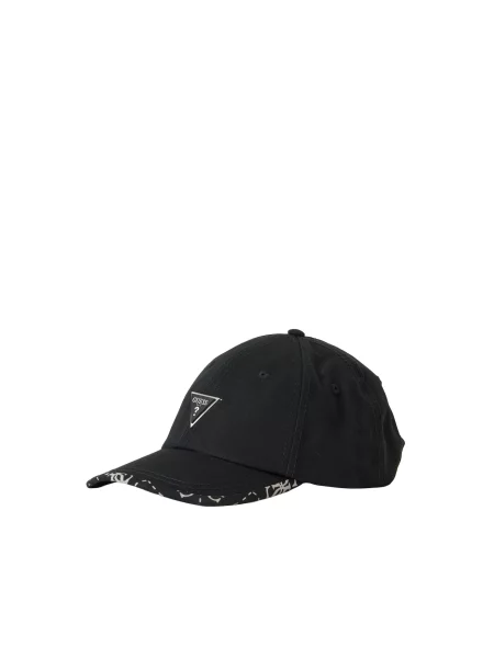 Guess Șapcă Negru alb