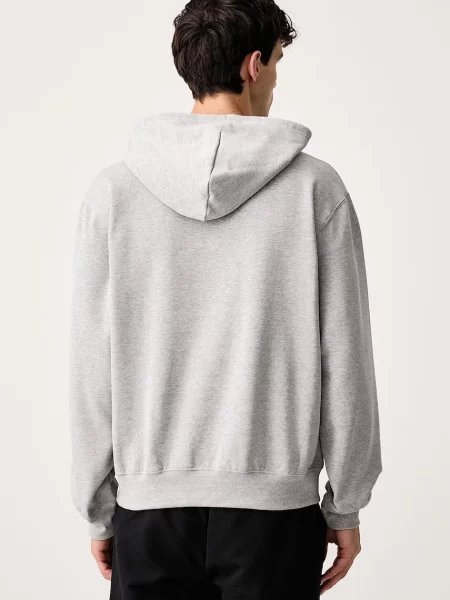 Bluza z kapturem The North Face z kapturem szara