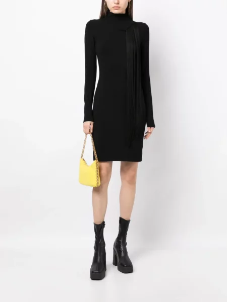 Megztas asimetriškas kostiumas suknele Stella Mccartney juoda