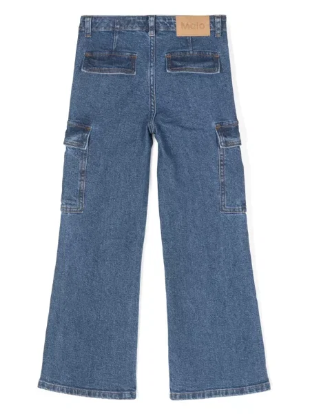 Jeansy straight leg dziecięce Molo niebieskie