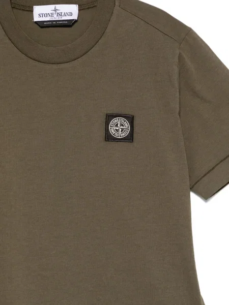 Dětské tričko Stone Island zelené