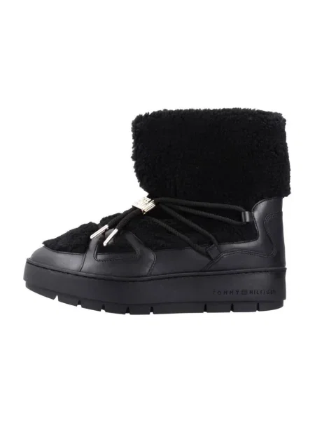 Pantofi Tommy Hilfiger teddy negru