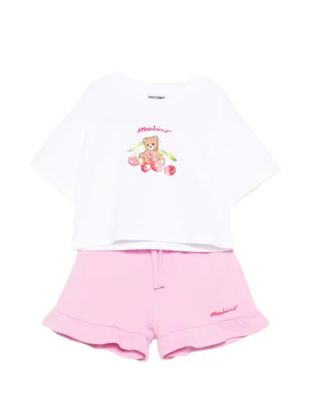 Szorty dziecięce Moschino białe