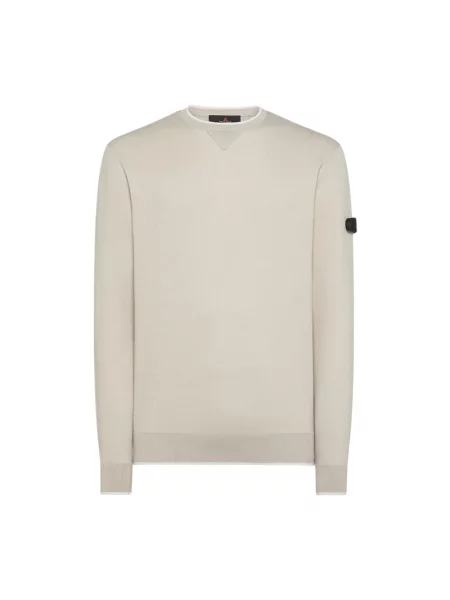 Bluza nierozpinana Peuterey z logo beżowa