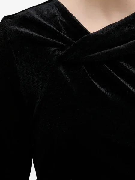 Rochie maxi Dkny lungă de costum negru