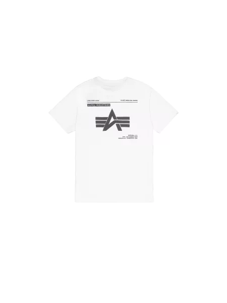 ALPHA INDUSTRIES Tricou gri taupe alb