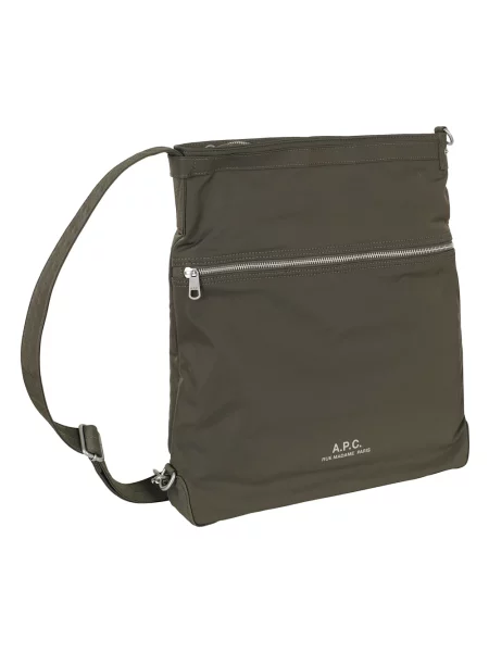Torba crossbody A.p.c. zielona
