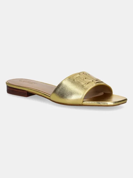 Кожени чехли Lauren Ralph Lauren Everley Sld златисто