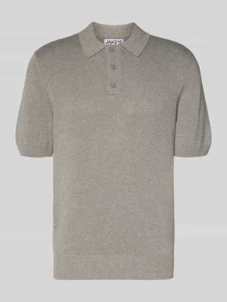 Koszulka polo z mieszanki bawełny i lnu krój regular fit Jake*s Studio Men