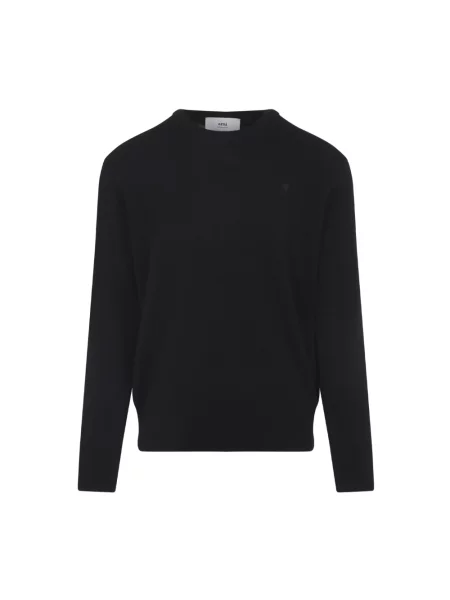 Sweter Ami Paris czarny
