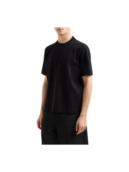 Koszulka Emporio Armani z krótkim rękawem czarna