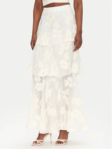ACCESS FASHION Fustă maxi Écru