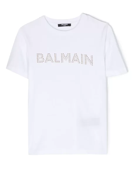 Koszulka dziecięca Balmain biała