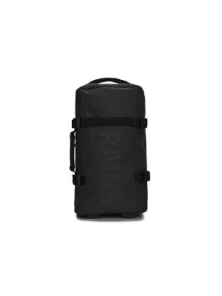 Torba Rains elegancka z nadrukiem czarna